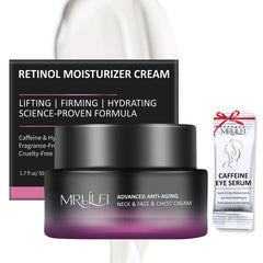 MRLILEI Beauty Crème Cou 4 en 1 – application-massage, routine simple pour le cou.