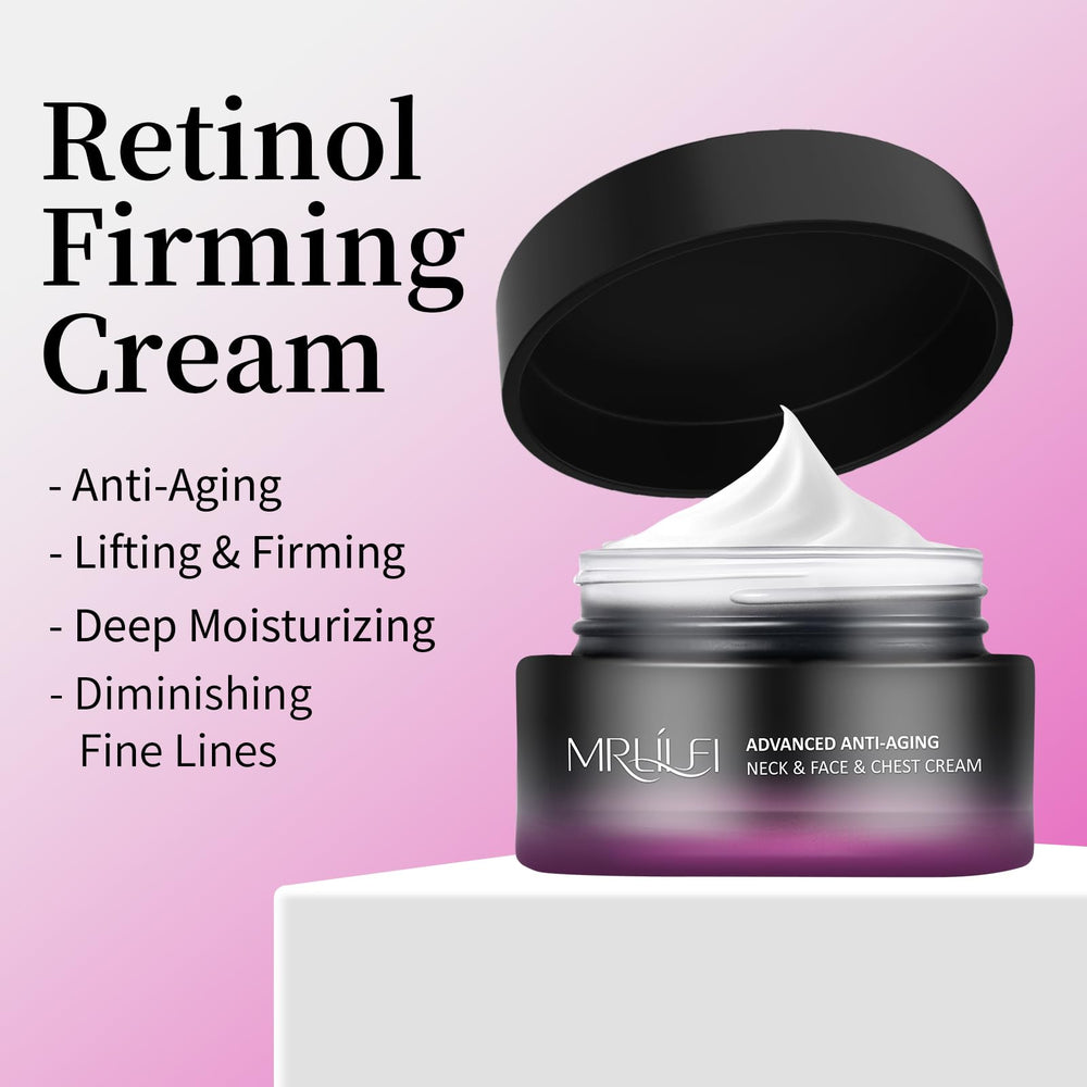 MRLILEI Beauty Crème Cou 4 en 1 – hydratation-profonde, peau nourrie tout au long de la journée.