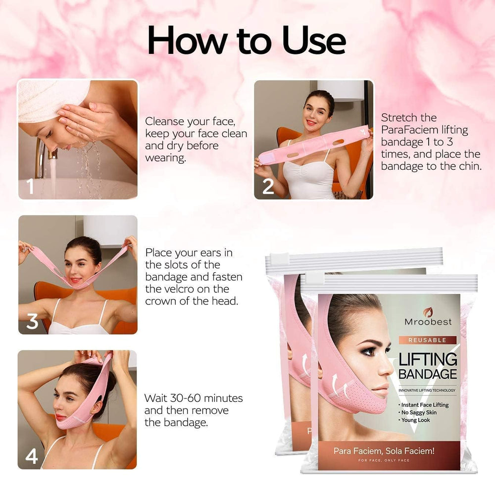 ParaFaciem contour visuel sculptant: peau plus ferme après utilisation.