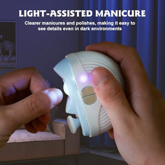 Mrryiio 2-en-1 meulage et coupe pour soin des ongles