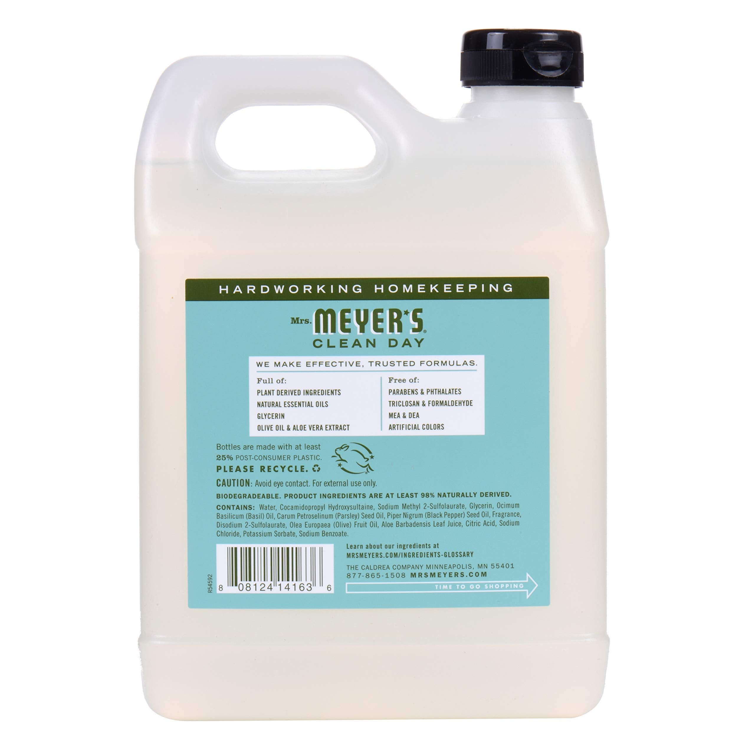 Certification sans cruauté animale chez Mrs MEYER'S: produit éthique.