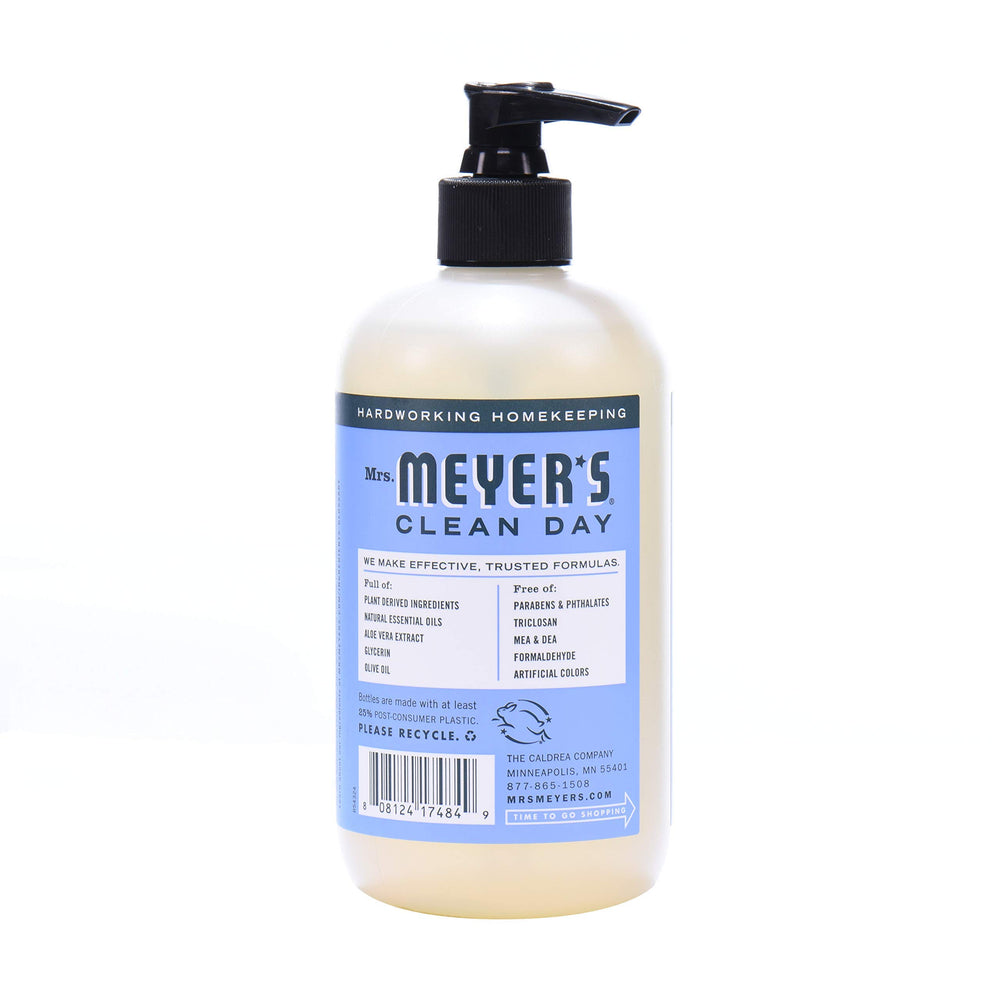 Mrs Meyers Bluebell Savon mains, mousse généreuse et hydratante.