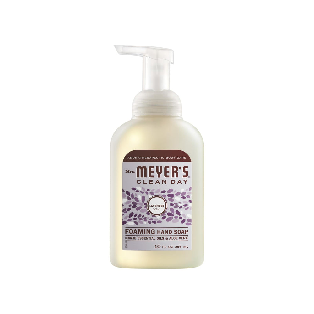 Ingrédients principaux huile d'olive et Aloe dans le savon Mrs. Meyer's