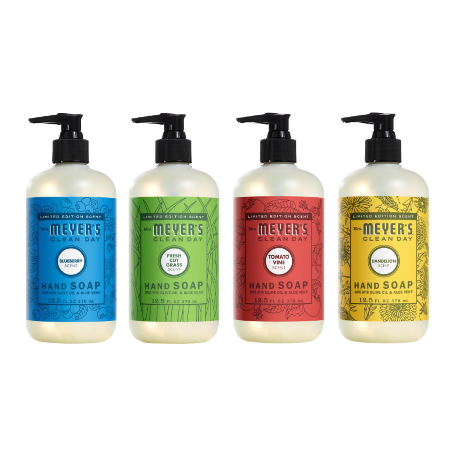 Mrs. Meyer’s Clean Day Savon Mains – Herbe fraîchement coupée : parfum frais pour les mains après jardinage