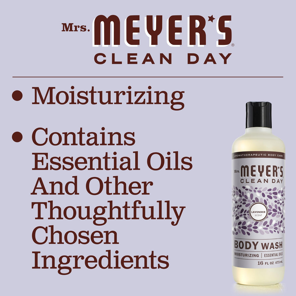 MRS. MEYER'S Clean Day Lavande—huiles essentielles, sensation rafraîchissante et revitalisante.