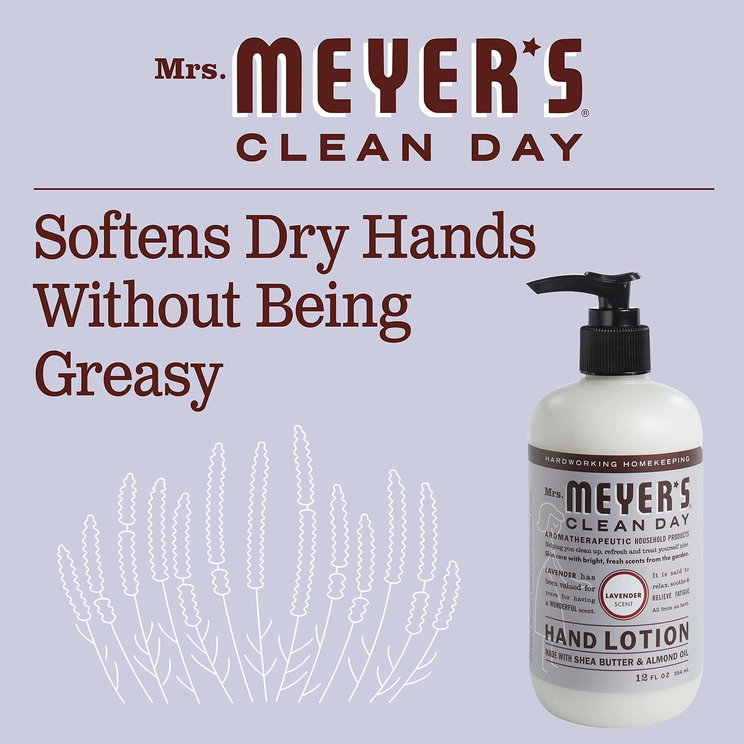 Lotion certifiée sans cruauté Leaping Bunny, Mrs. Meyer's Clean Day Lavande