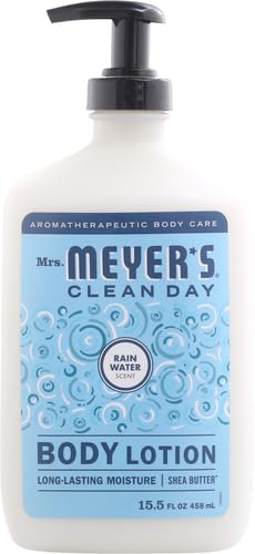 Beurre de karité dans la Lotion pour le corps MRS. MEYER'S, texture nourrissante.