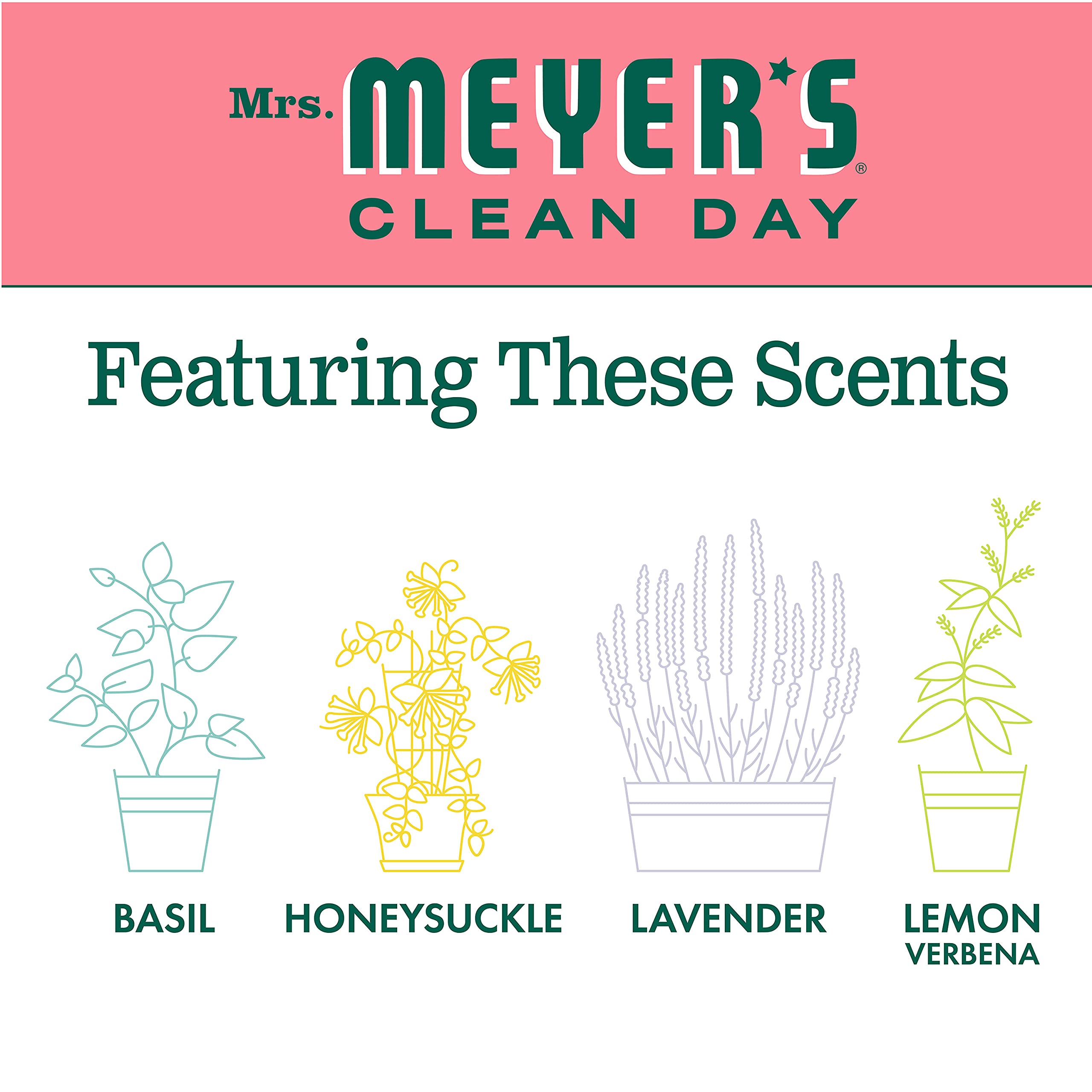 Mrs. Meyer's Clean Day Mousse Melon — idéal pour l'usage familial quotidien.