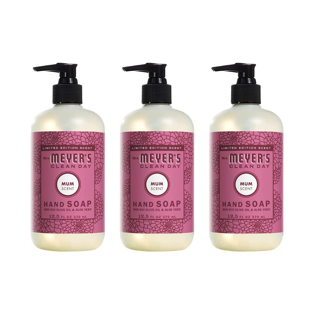 Mrs. Meyer's Clean Day Mum en pack de 3, pratique et frais.