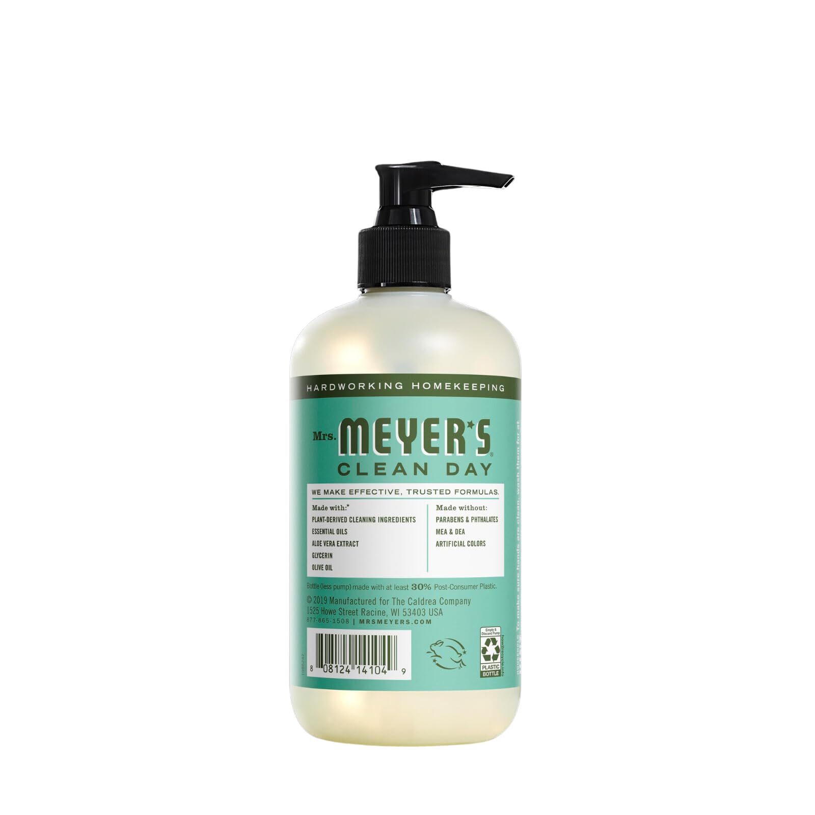 Mrs. MEYER'S Clean Day Savon Mains Lavande, flacon doux et parfum apaisant