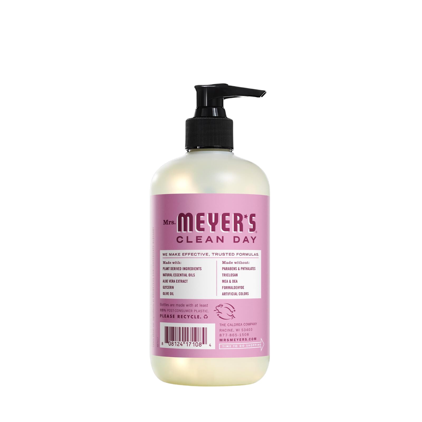 Savon liquide Mrs. Meyer's Clean Day – Verveine citronnée; parfum frais et hydratation légère