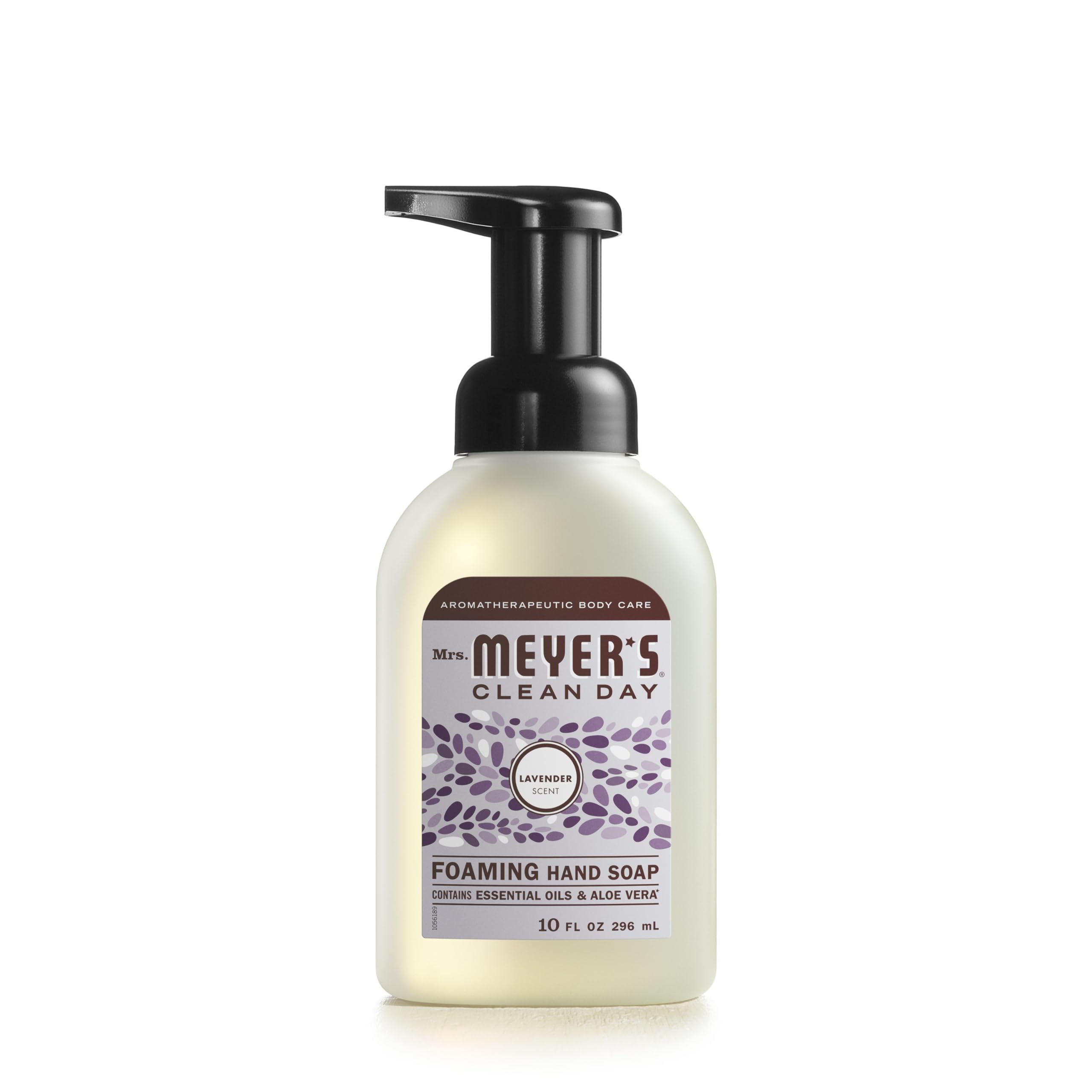 Savon mains moussant Lavande de Mrs Meyer's en bouteille avec pompe, pratique et efficace.