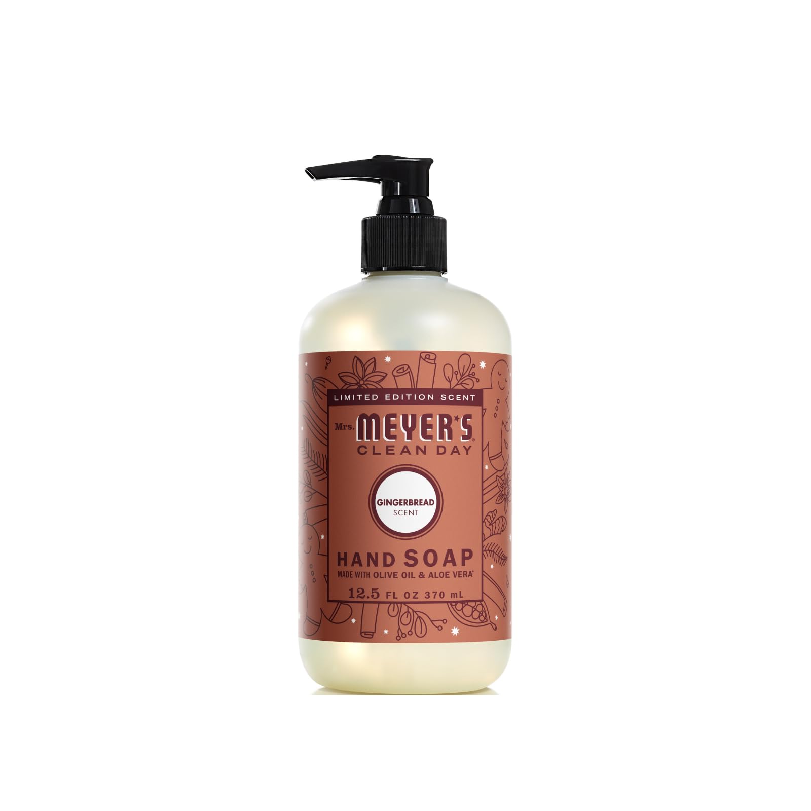 Mrs Meyer's Clean Day Savon mains perce-neige, parfum floral léger