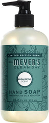 MRS. MEYER'S Eucalyptus: bouteille-mains, savon doux pour le lavage quotidien des mains.