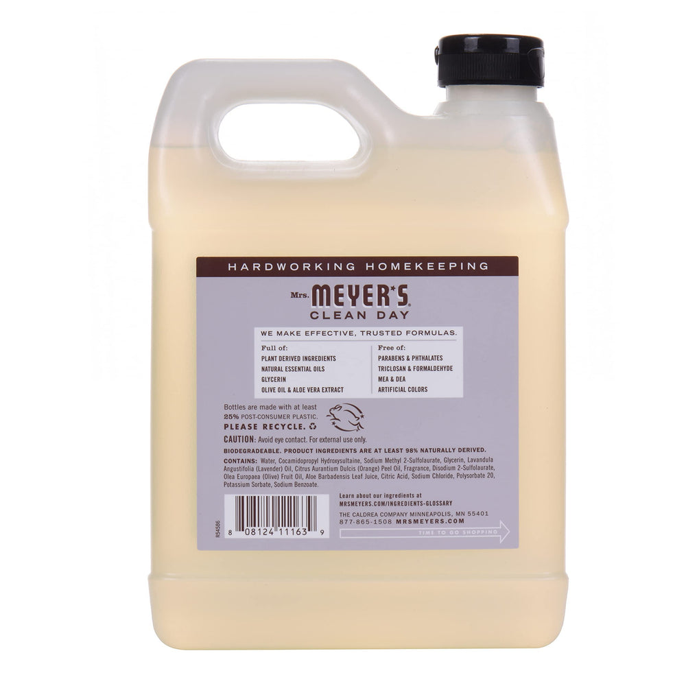 Ingrédients naturels Aloe Vera et Olive dans le savon de Mrs. MEYER'S.