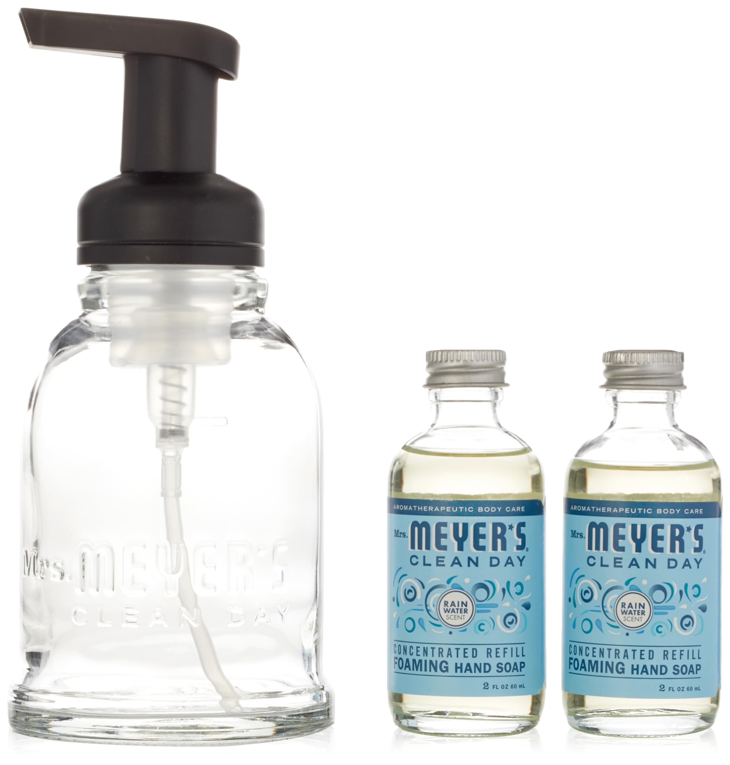 Mrs Meyer'S kit démarrage savon moussant pour les mains, expérience douce et efficace.