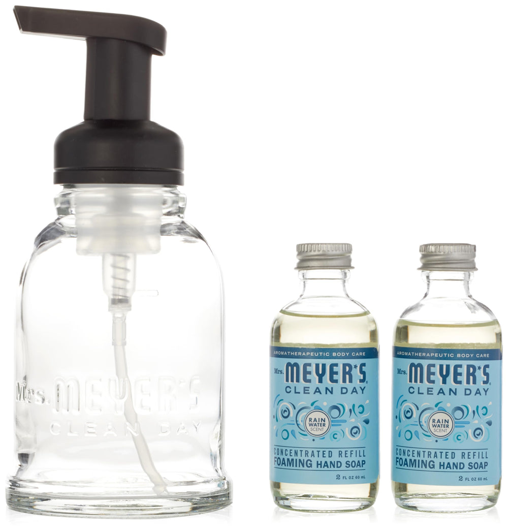 Mrs Meyer'S kit démarrage savon moussant pour les mains, expérience douce et efficace.