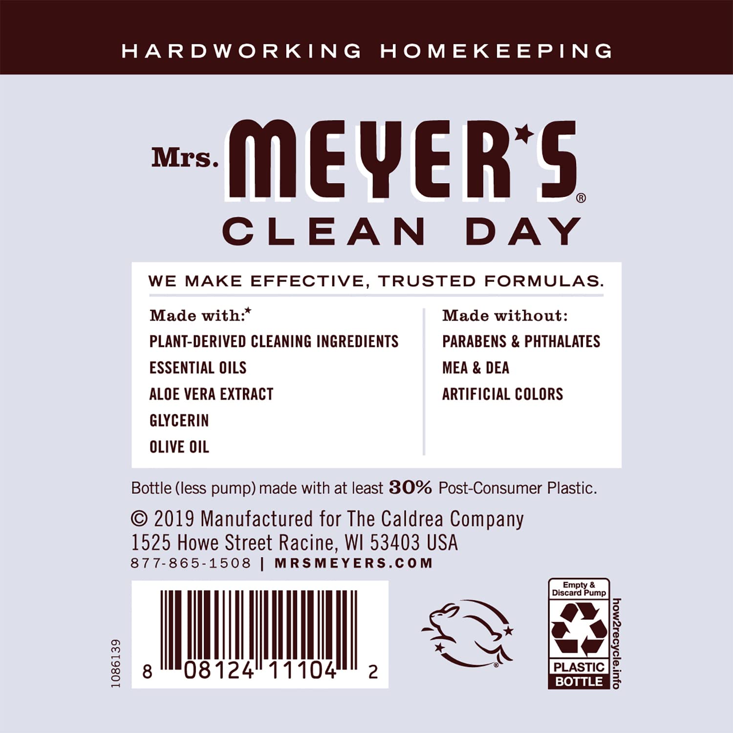 Utilisation quotidienne du savon Lavande de Mrs. Meyer's