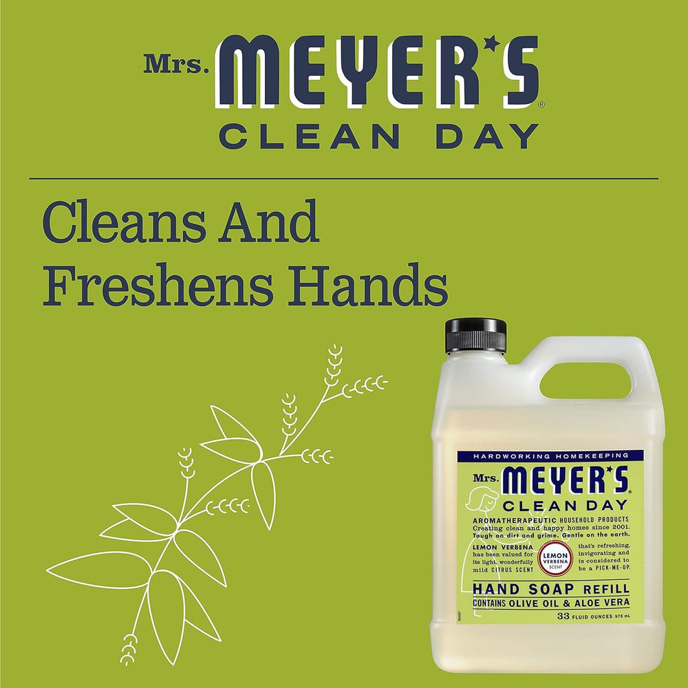 Main utilisant le savon Verveine Citronnée, douceur hydratante avec huile d’olive.