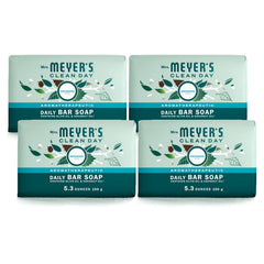 MRS MEYER'S Savon-barre Birchwood enveloppe la peau avec une mousse riche pour mains et corps.