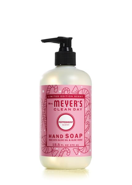Pack de quatre savons menthe poivrée, pratique dans la cuisine et la salle de bains.