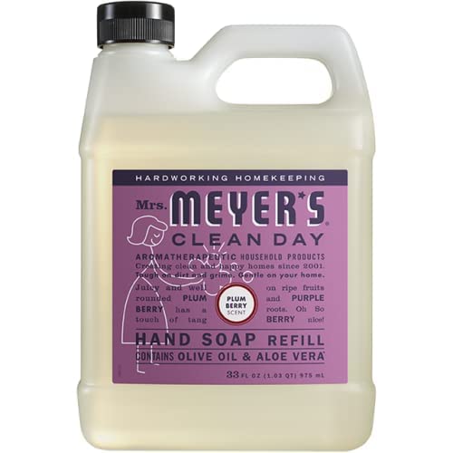 Mrs Meyer's prune-groseille savon mains parfum fruité et agréable.