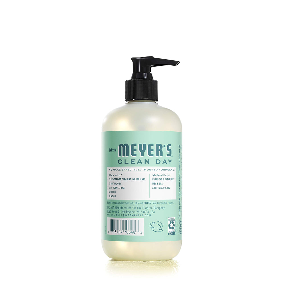 Utilisation quotidienne des savons Mrs. Meyer's pour des mains Douces