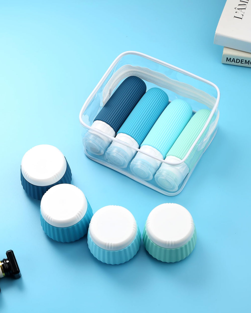 Mrsdry accessoires voyage: ensemble de 8 pièces pour organiser facilement la trousse.