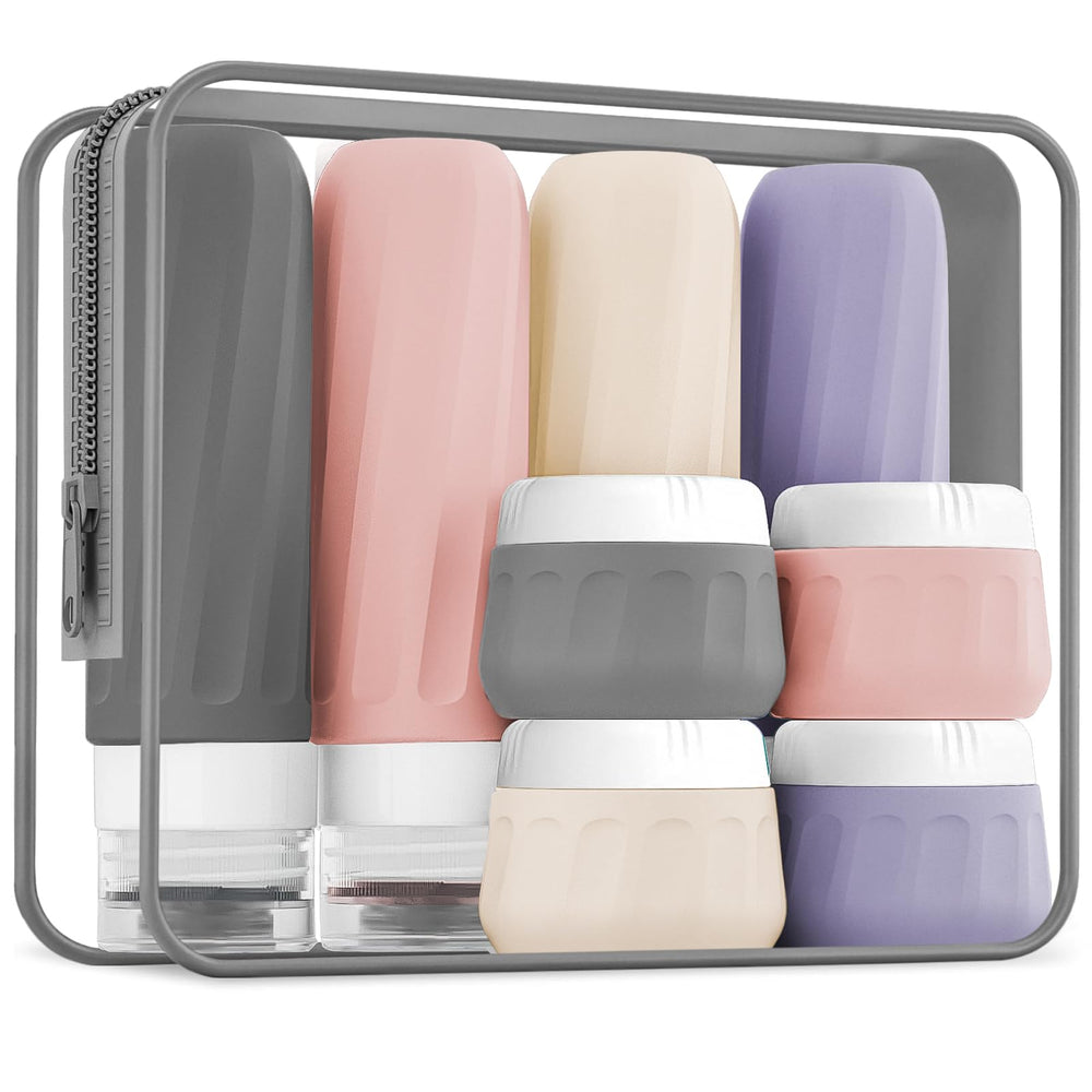 Mrsdry bouteilles silicone 3oz faciles à presser pour voyager