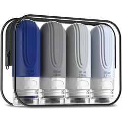 Bouteilles Mrsdry de voyage 2oz sans fuite, pratiques pour liquides.