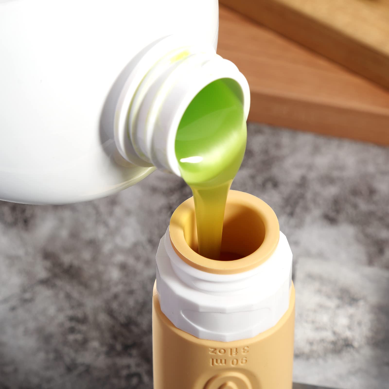 Bouteille antifuite Mrsdry 3oz évite les fuites dans le bagage.