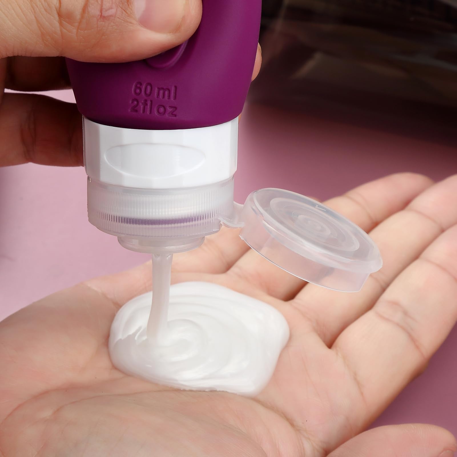 Les bouteilles Mrsdry voyage avec ouverture large permettent un remplissage rapide et propre