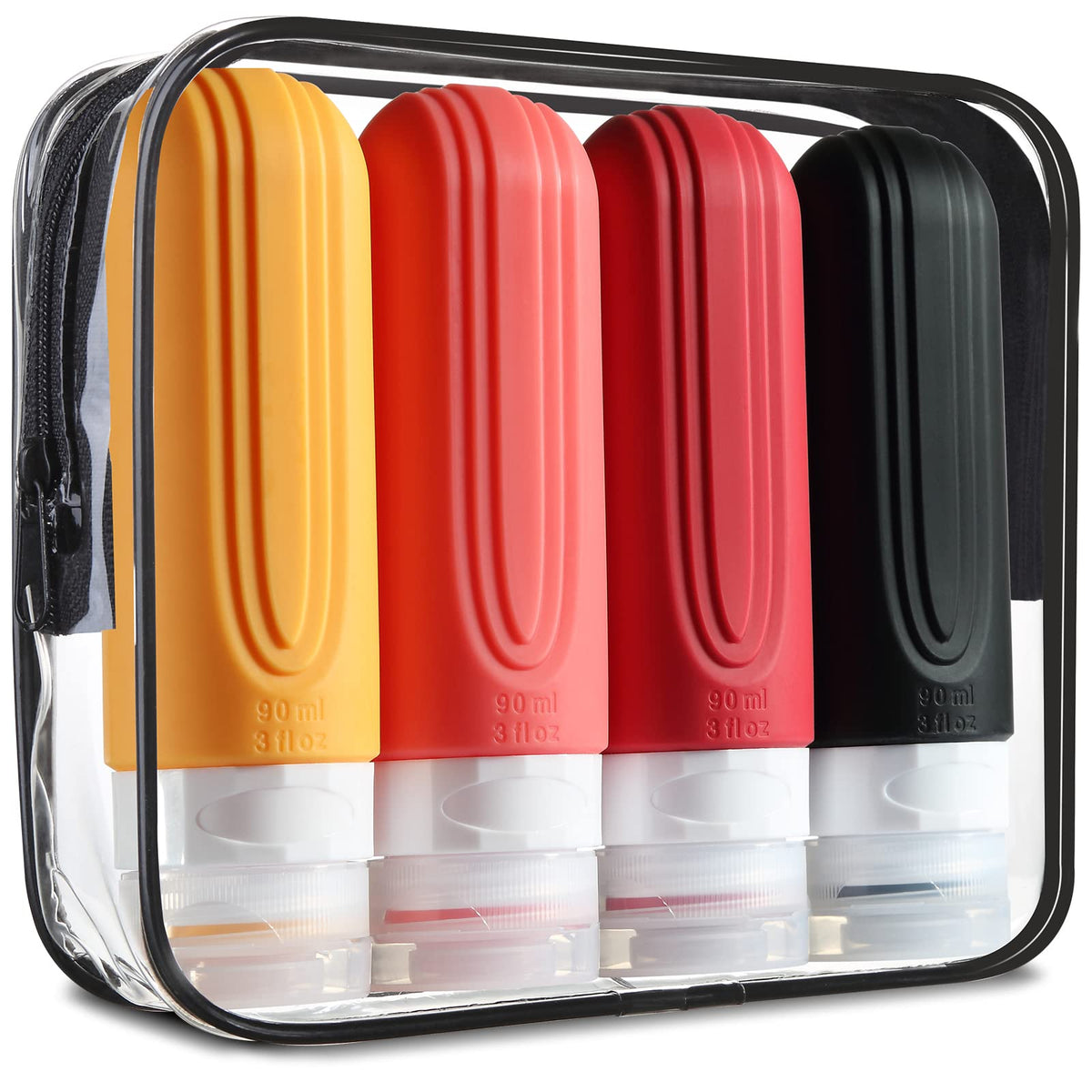 Bras MrsDry en silicone 3oz pour voyage, anti-fuite et facile à remplir.