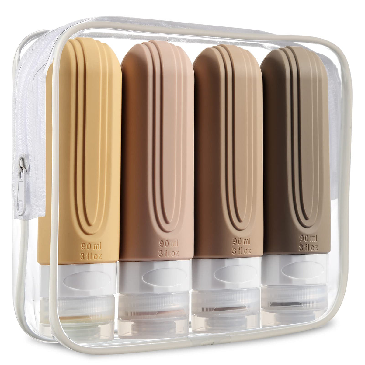 Mrsdry bouteilles en silicone souple pour voyage, fiables et réutilisables.