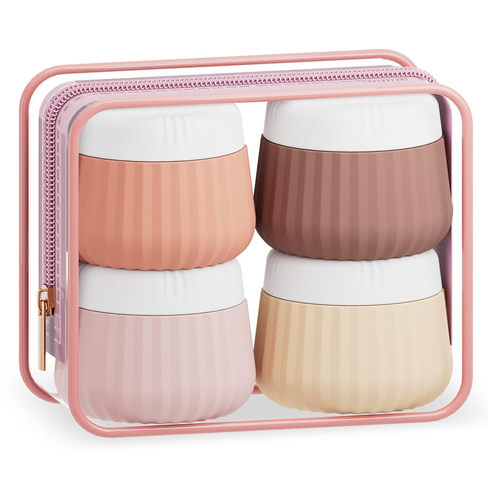 Mrsdry contenants voyage en silicone de 90 ml, stockage pratique pour vos cosmétiques lors des déplacements.