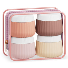 Mrsdry contenants voyage en silicone de 90 ml, stockage pratique pour vos cosmétiques lors des déplacements.