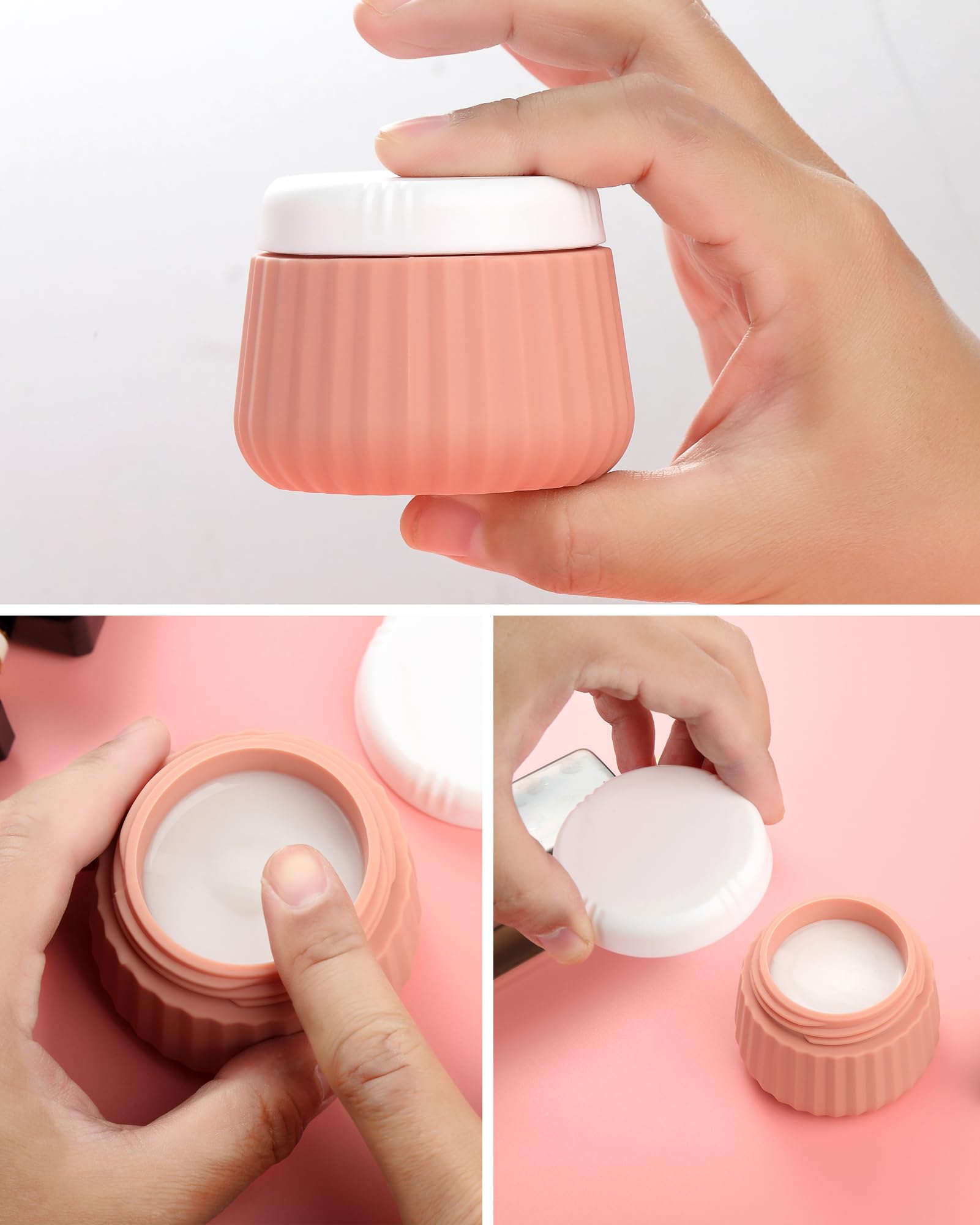 Mrsdry crèmes silicone 1oz, remplissage facile pour trajets.