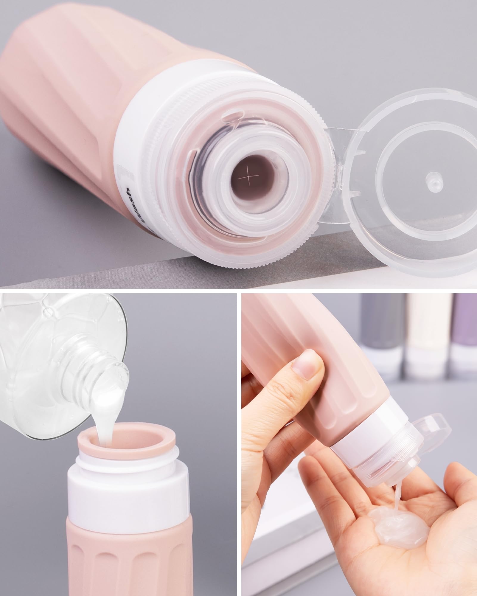 Mrsdry pots crème silicone 1oz, compact et léger pour les soins en déplacement