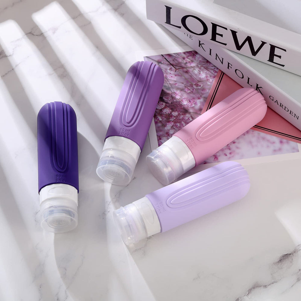 Mrsdry kit voyage compact avec 4 bouteilles pour tout usage.