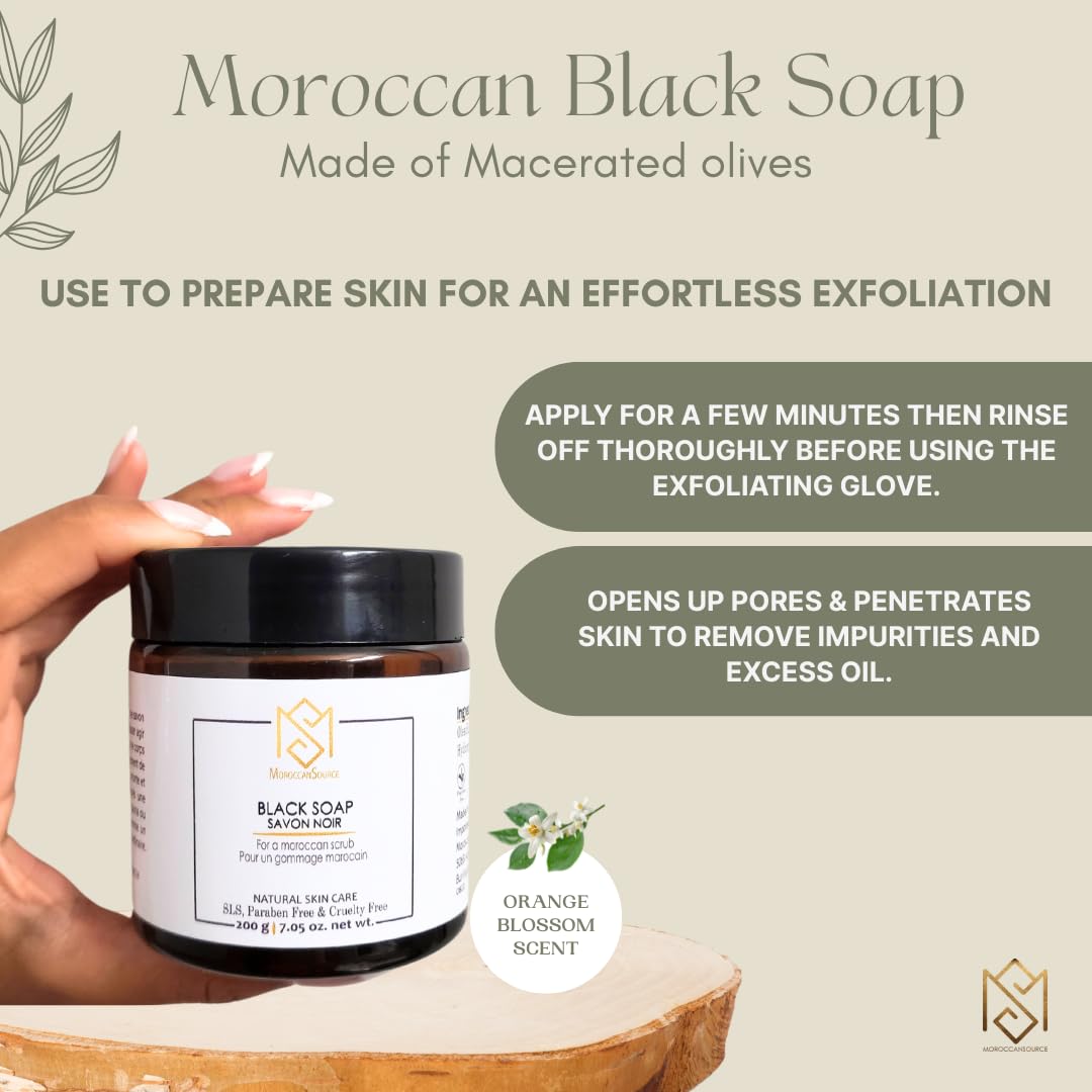 MS gant-kessa-exfoliant: pores plus nets grâce au gommage profond.