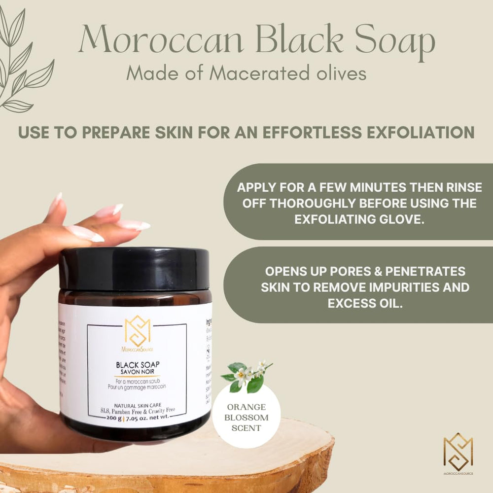 MS gant-kessa-exfoliant: pores plus nets grâce au gommage profond.