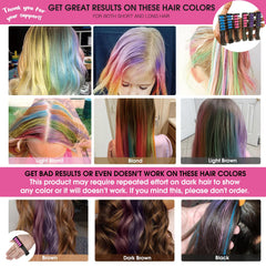 MSDADA brosse-colorant-cheveux rose: idée de fête et cosplay facile.