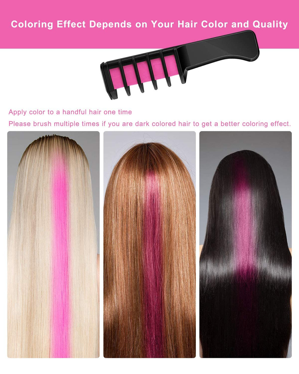 MSDADA cheveux-bruns essais couleur etapes, guide d’application