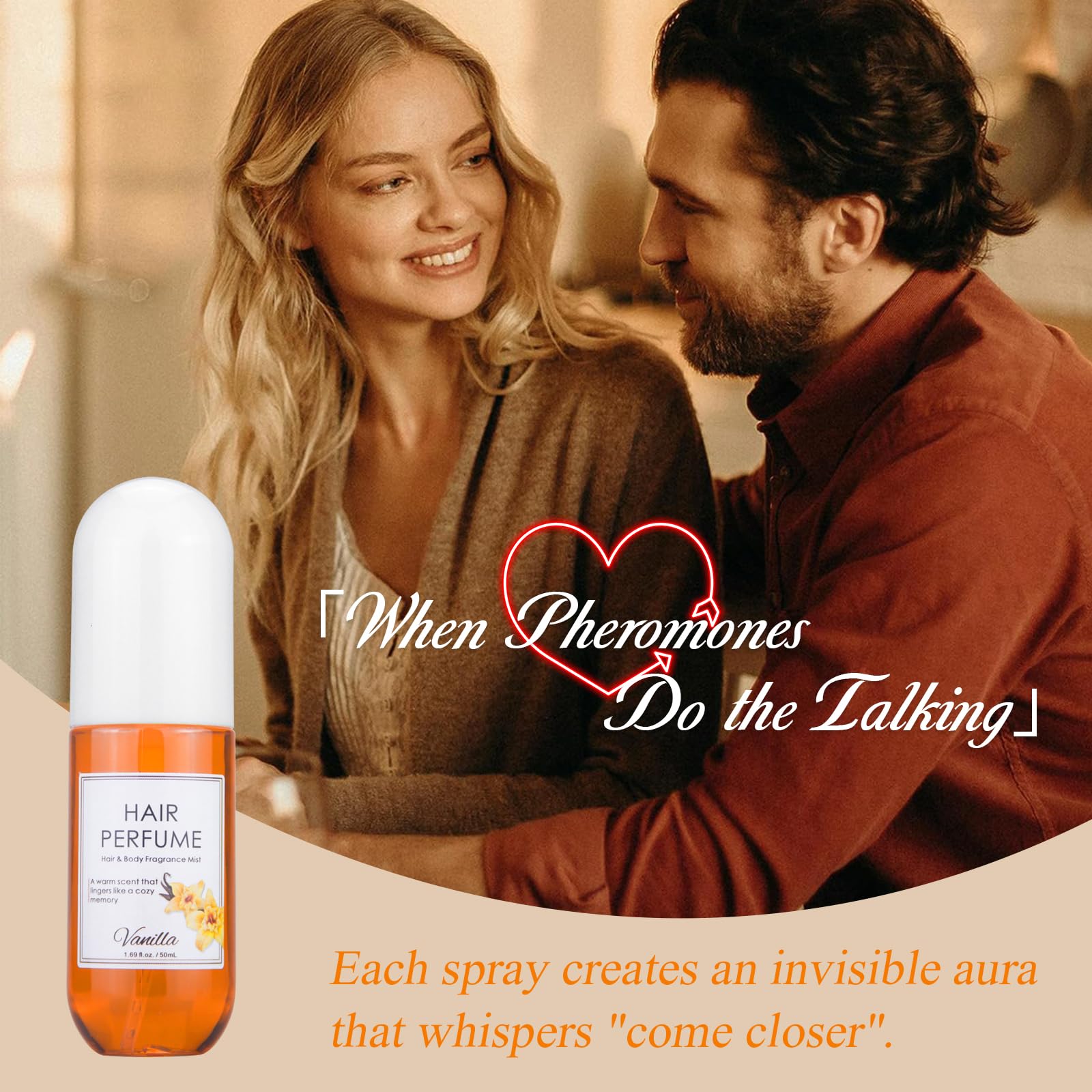 Msktasy bouteille vanille cacao – parfum gourmand pour cheveux et peau.
