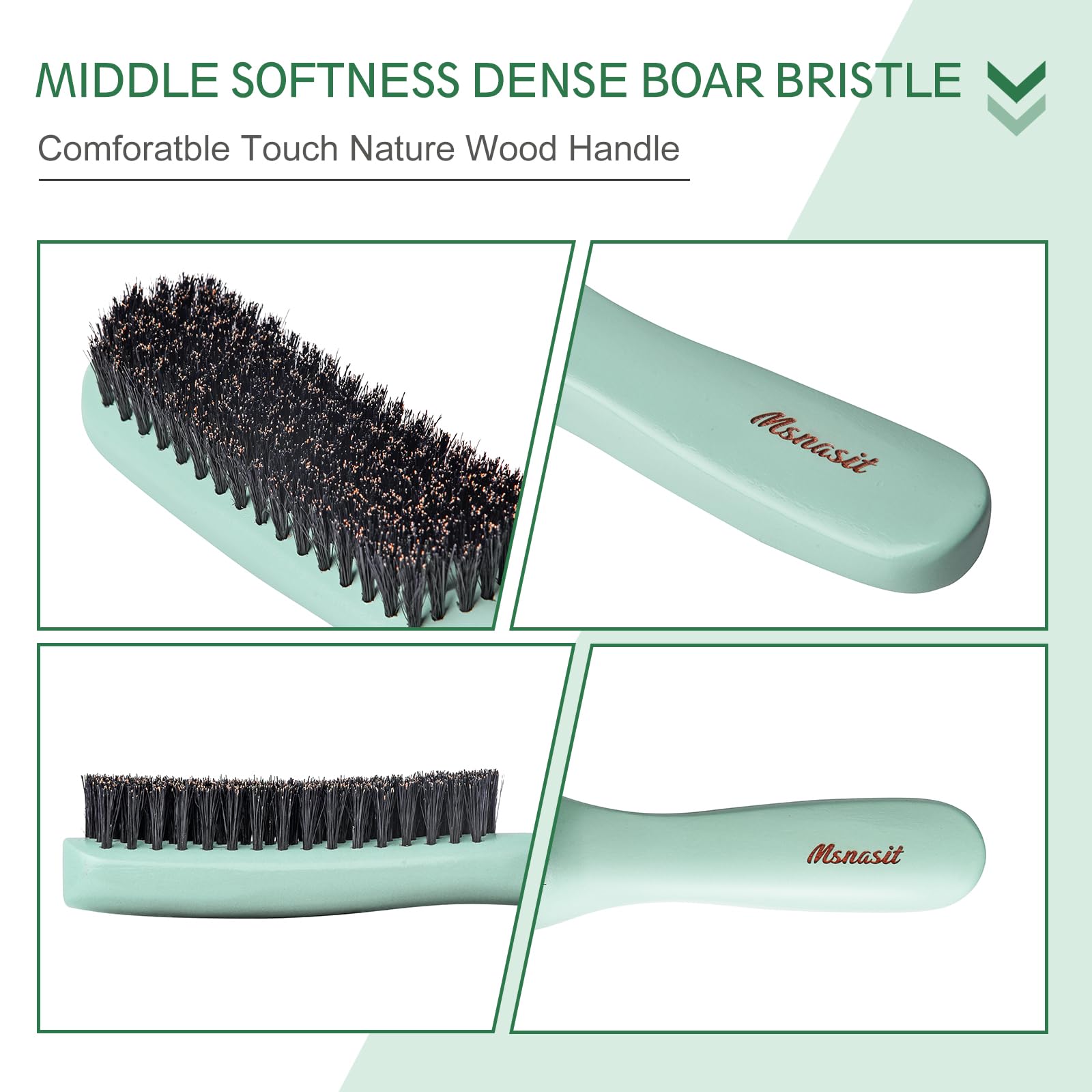 Poignée bois verte Msnasit, design durable et naturel