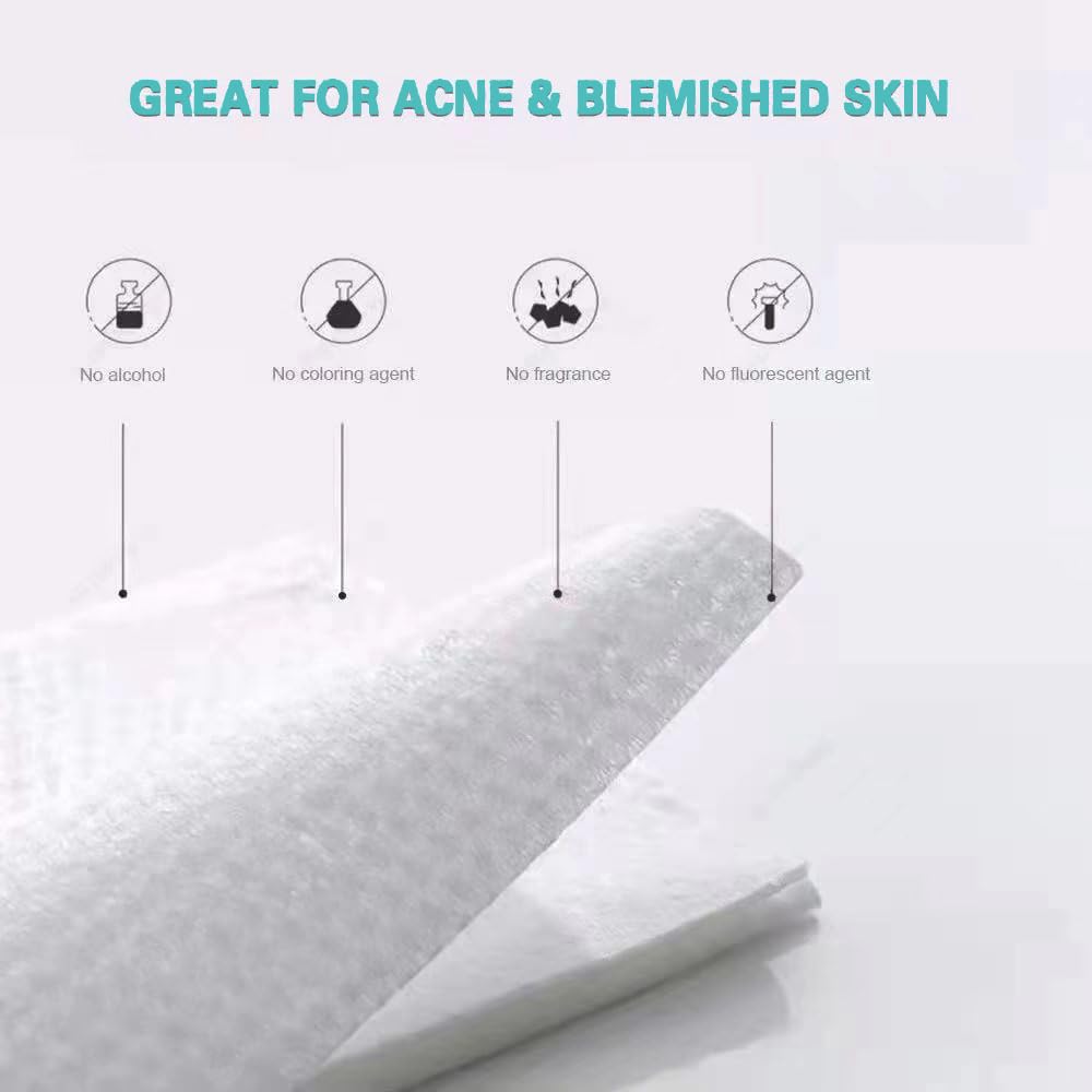 MSOEUESO lingette coton sèche duo-face pour effet doux et nettoyage efficace.