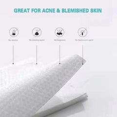 MSOEUESO lingette coton sèche duo-face pour effet doux et nettoyage efficace.