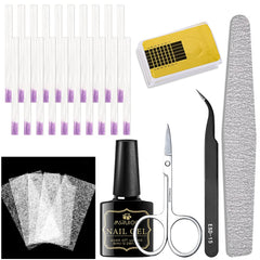 MSRUIOO kit extension ongles fiberglass – préparation rapide et naturelle.