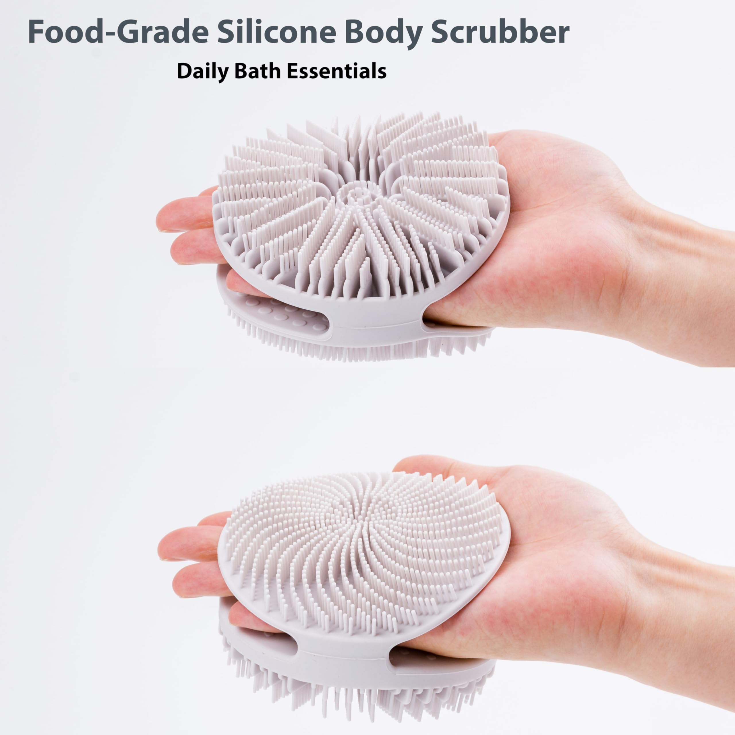 mtboi brosse silicone corps brins doux, exfoliation agréable et peau lisse.