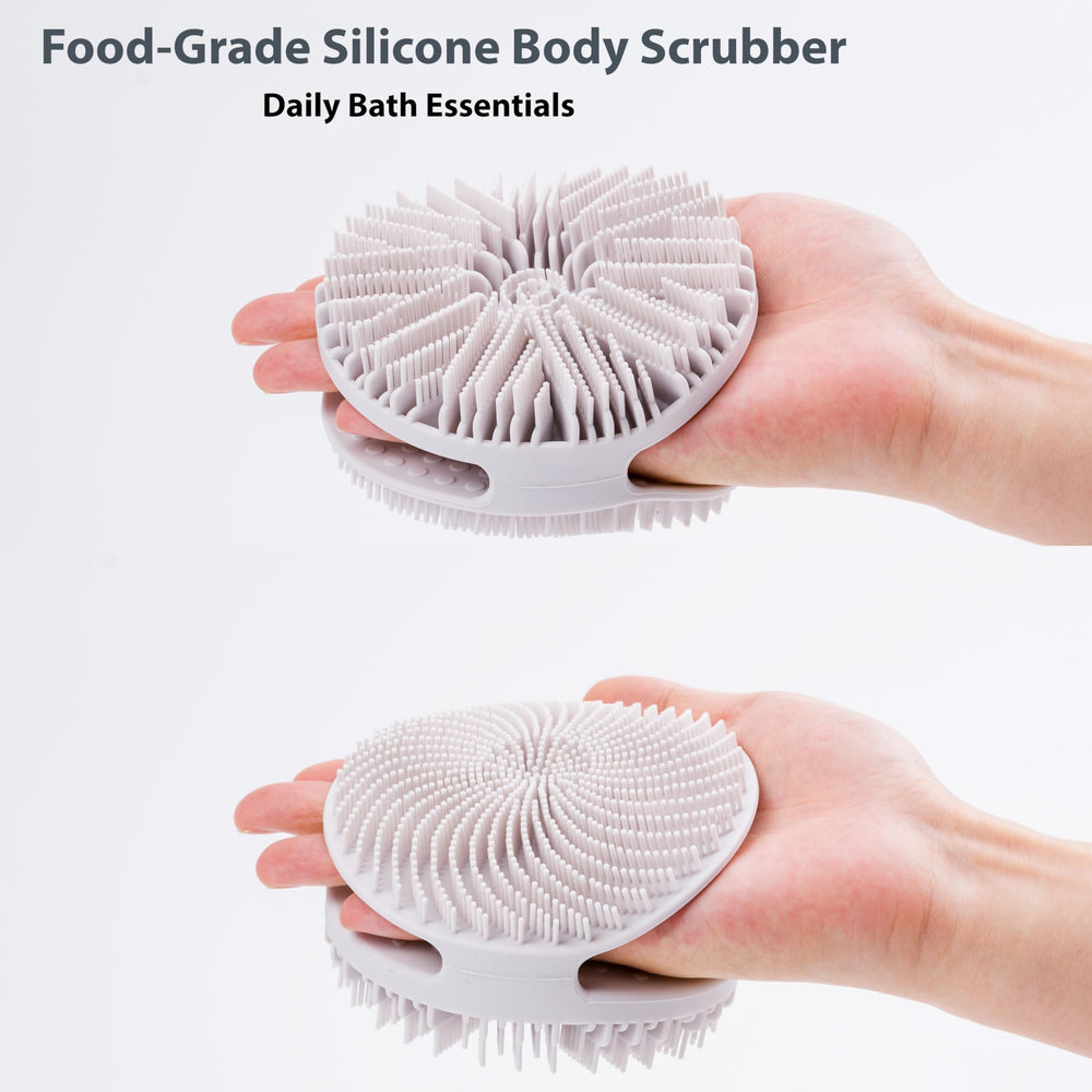 mtboi brosse silicone corps brins doux, exfoliation agréable et peau lisse.